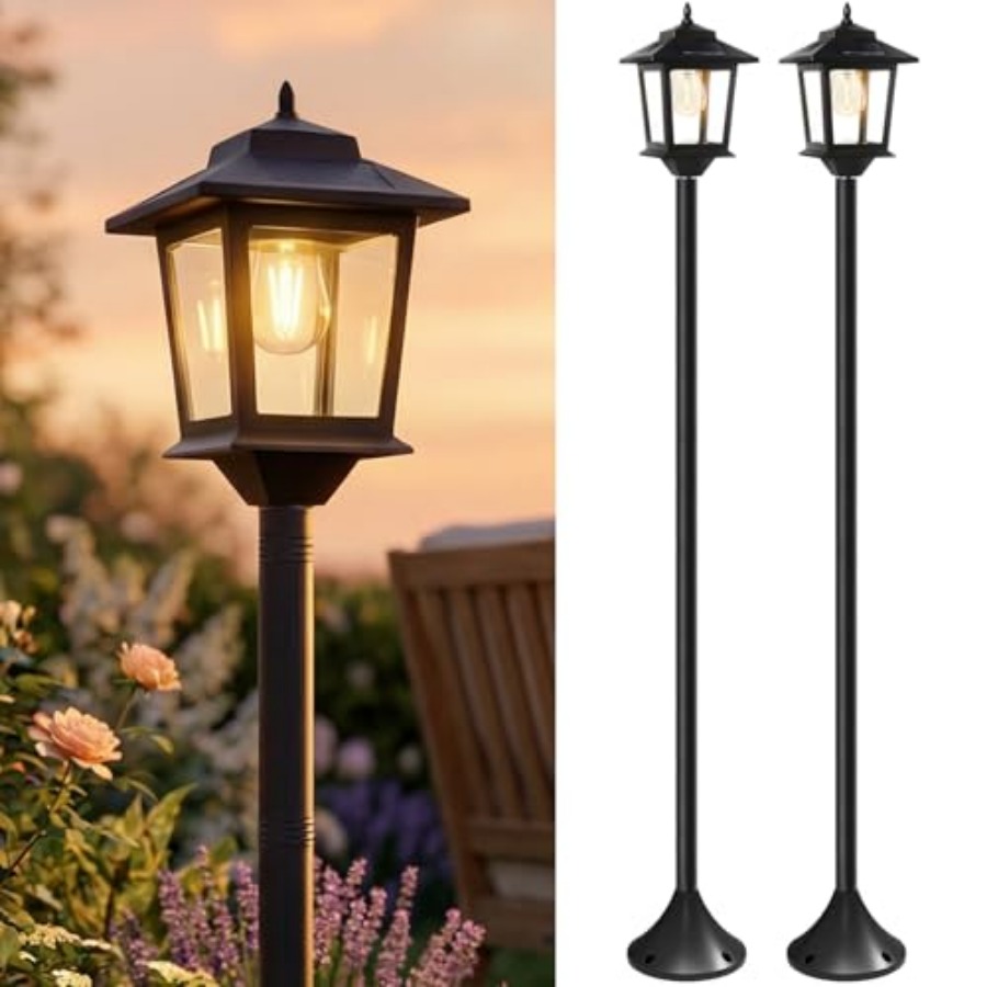 Outdoor Lighting Waterproof - Lampes solaires d'extérieur, lot de 2