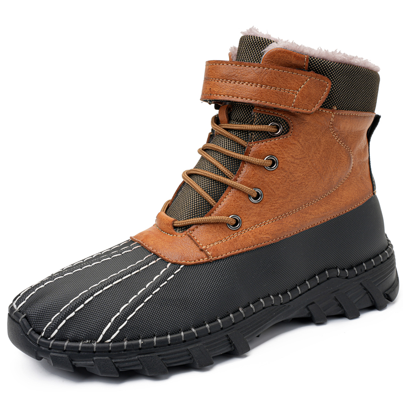 Outdoor Lighting Uplight - Bottes d'hiver pour hommes, doublées de