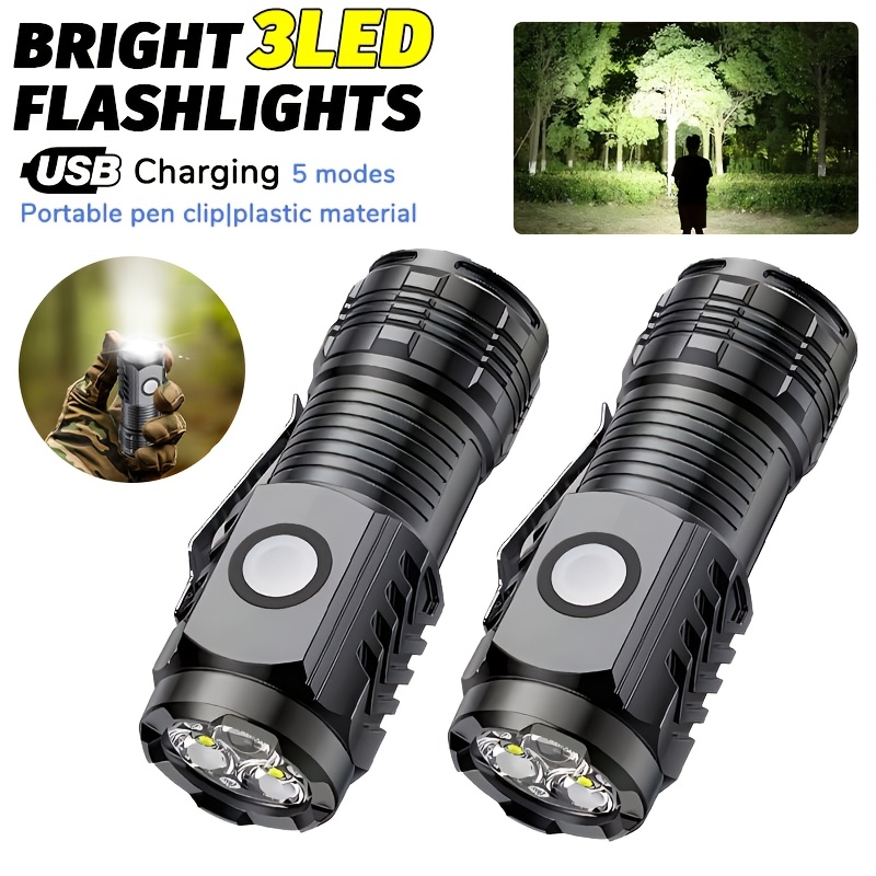 Outdoor Lighting Ideas - Mini lampe torche LED portable puissante,