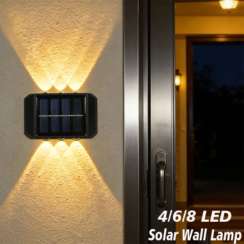 Outdoor Lighting Linear - Lampe solaire extérieure à 4/6/8 LED,