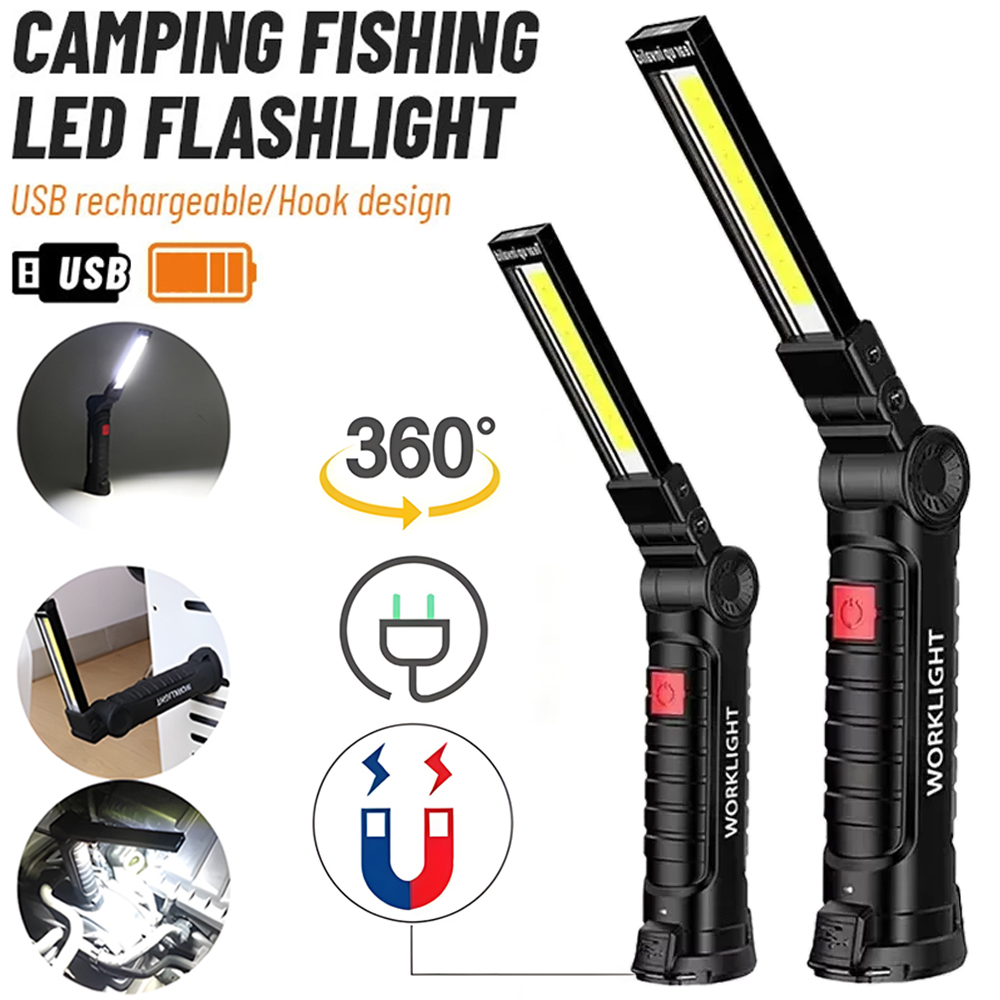 Outdoor Lighting Electric - Lampe de poche LED COB, torche