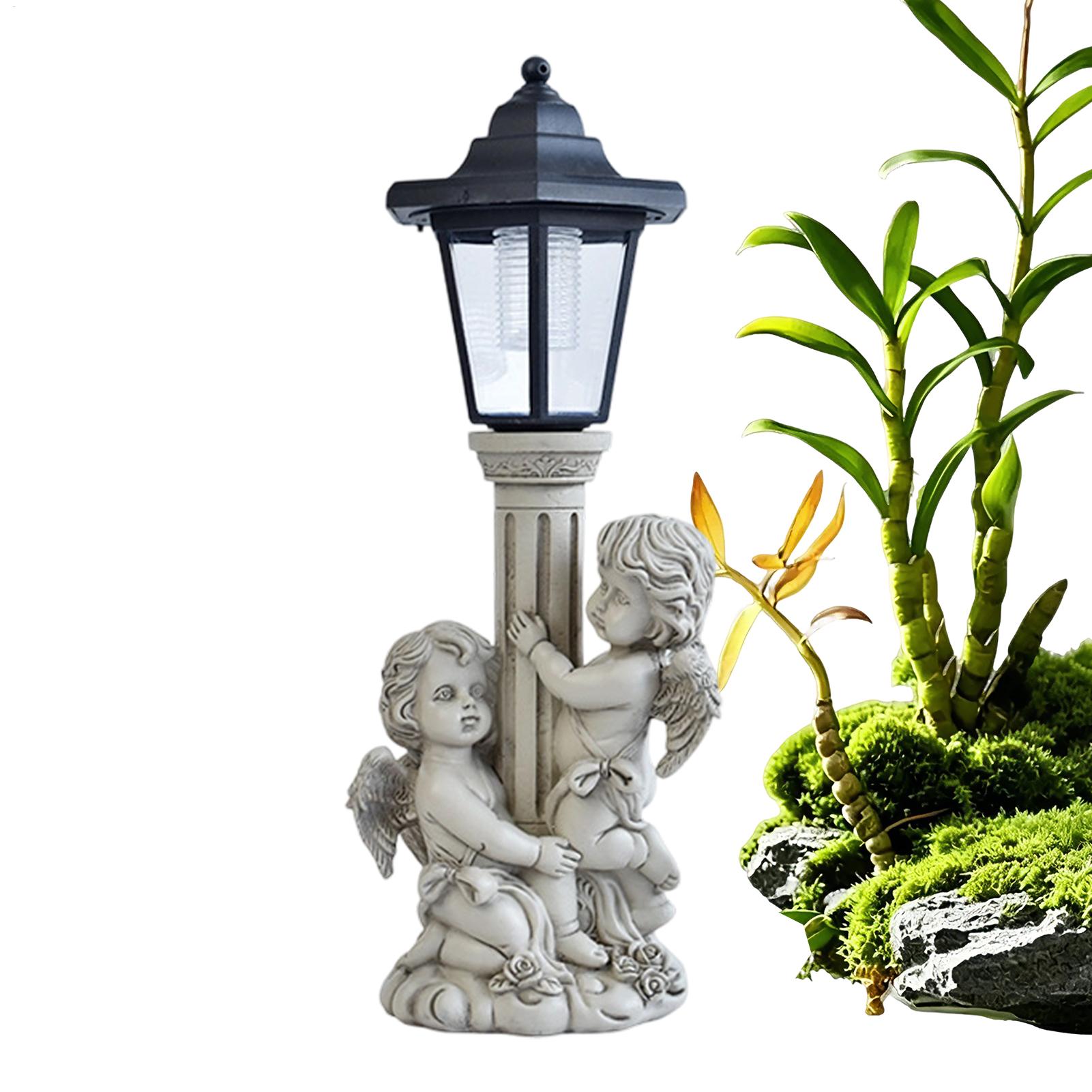 Outdoor Lighting Uplight - Statues de jardin lumineuses, sculpture en