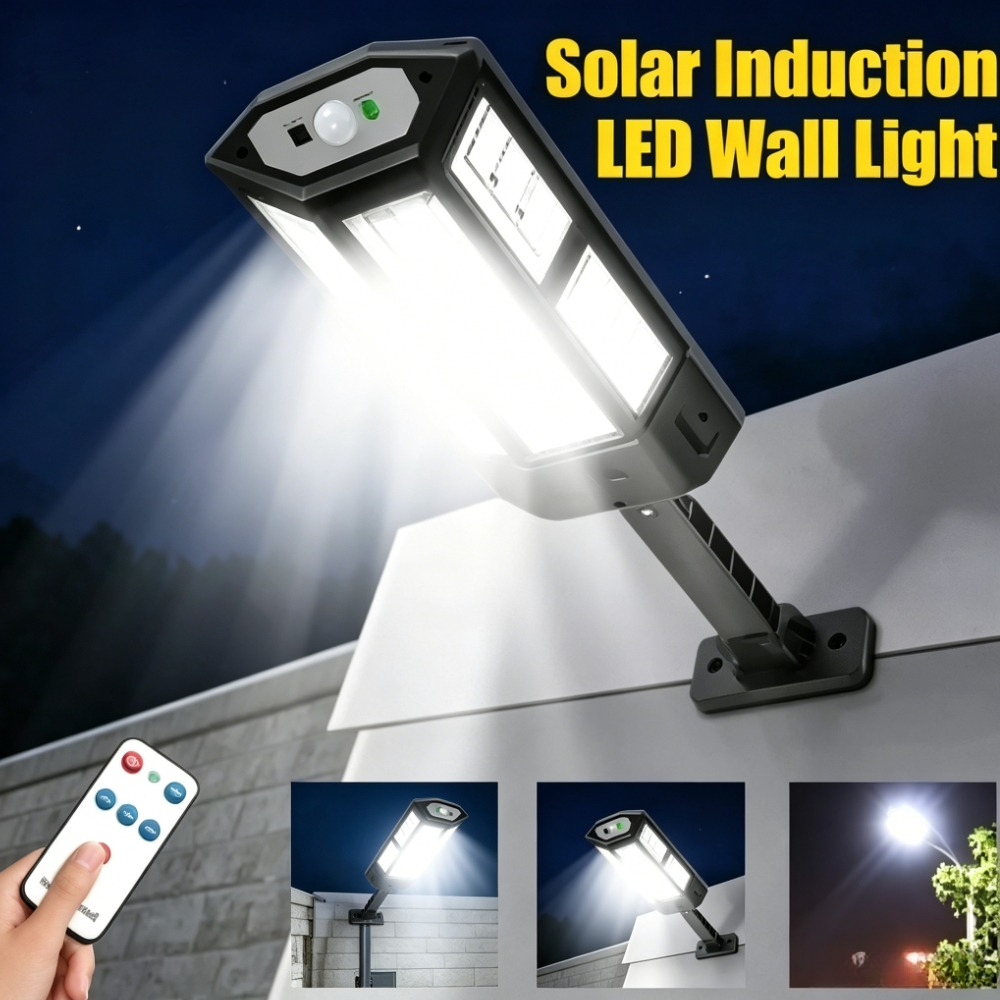 Outdoor Lighting Linear - Lampe solaire LED puissante pour extérieur,