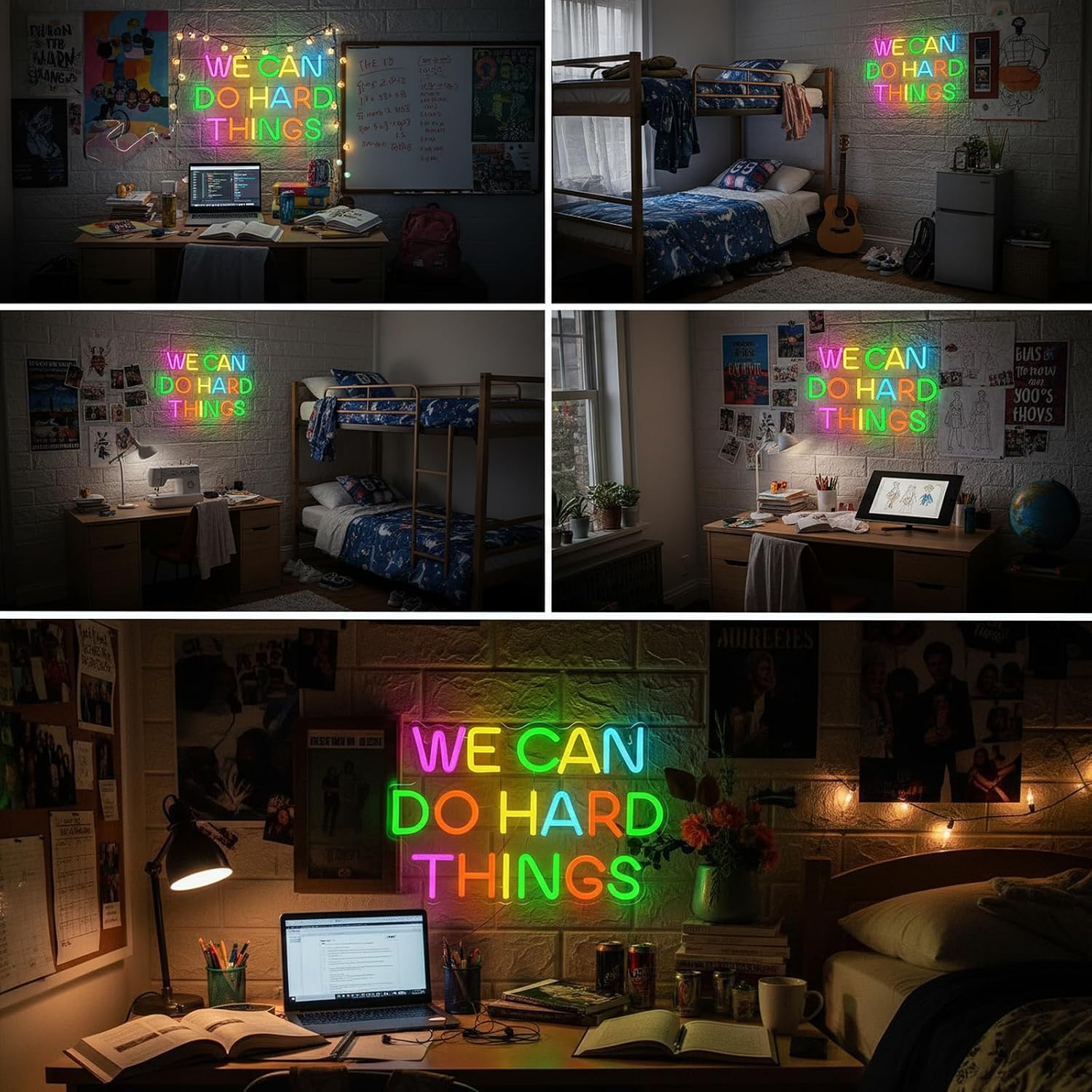 Panneau néon LED « Nous pouvon - Outdoor Lighting Quotes avis et prix