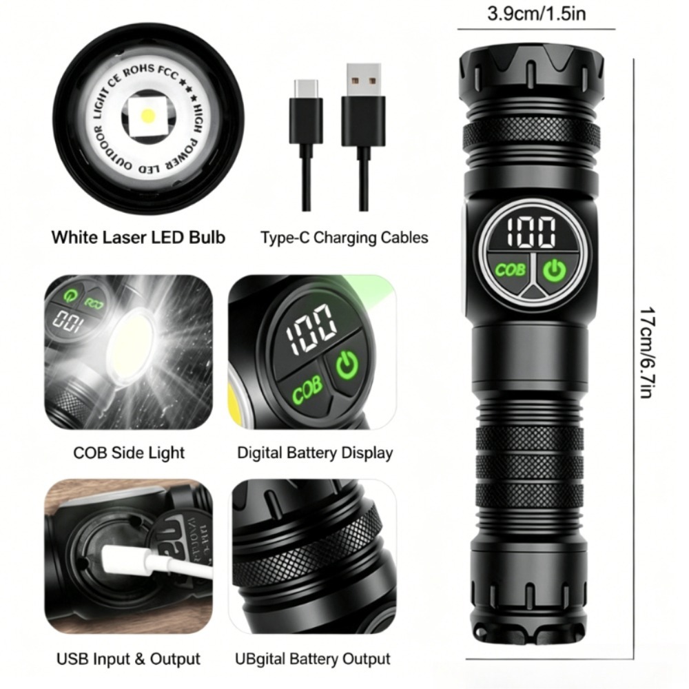 Lampe torche LED à lumière bla - Outdoor Lighting Repair avis et prix