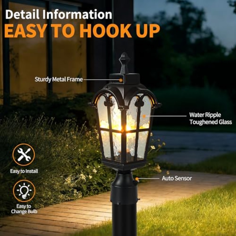 Lampes de poteau extérieures à - Outdoor Lighting Waterproof avis et prix