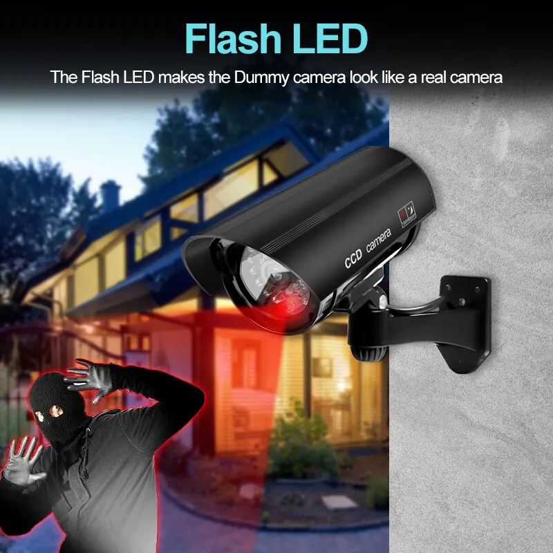 1 caméra de sécurité factice é - Outdoor Lighting Wire avis et prix