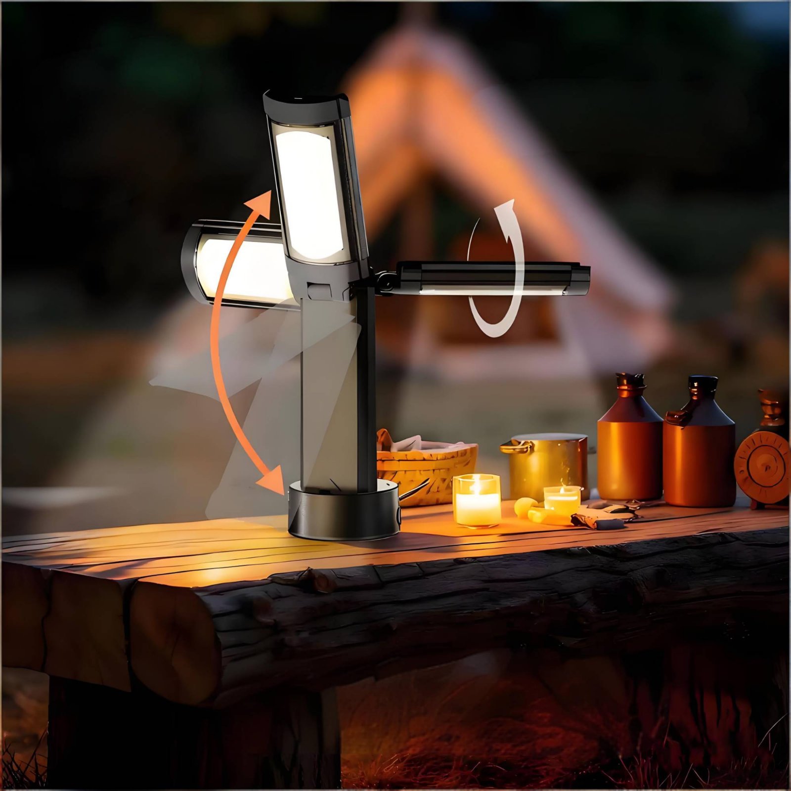 Lampe de tente télescopique, h - Outdoor Lighting Portable avis et prix