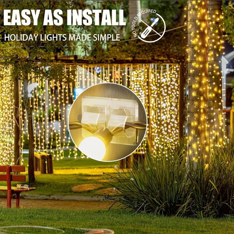 Crochets pour guirlandes lumin - Outdoor Lighting Cable avis et prix