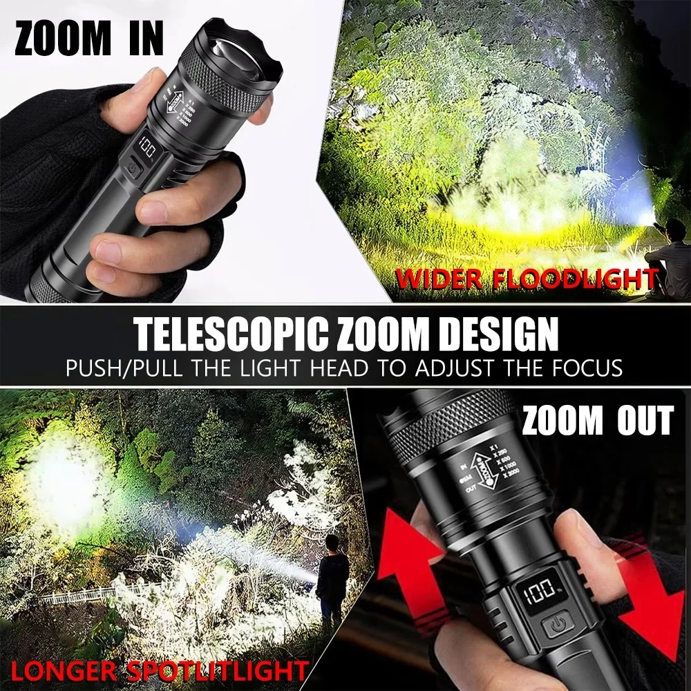 Lampe torche LED rechargeable  - Outdoor Lighting Ideas avis et prix