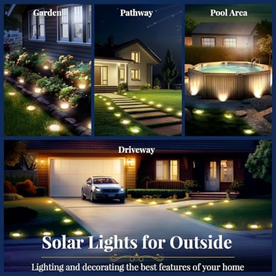 Lampes solaires au sol, lampes - Outdoor Lighting Waterproof avis et prix